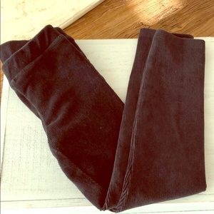 Crewcuts Girls Size 5 corduroy leggings
